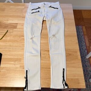 Rag and Bone White Jeans